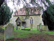 All Saints church in Bradfield Combust:, courtesy Keith Evans