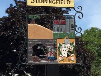 Stanningfield village sign