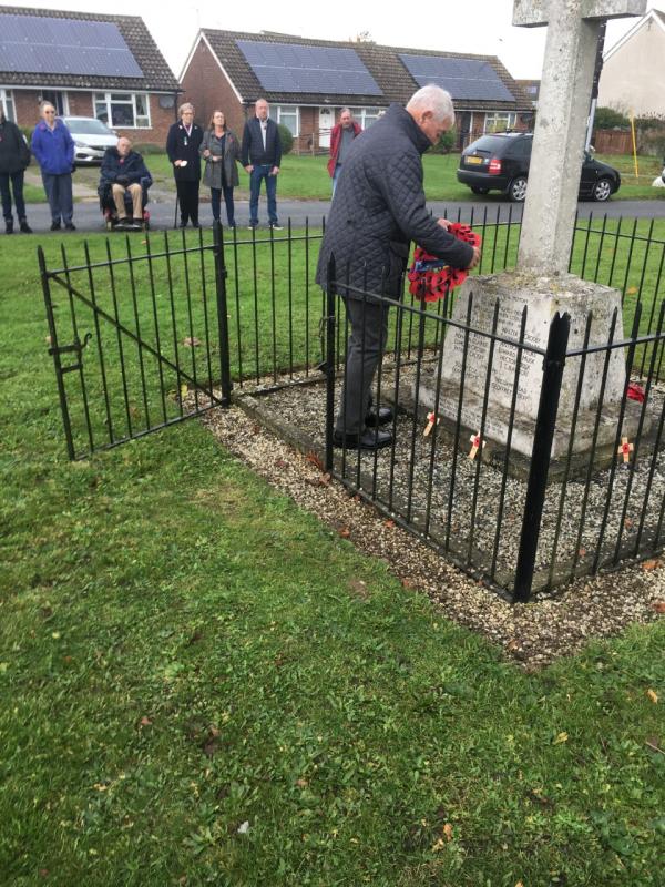 Remembrance day at Stanningfield